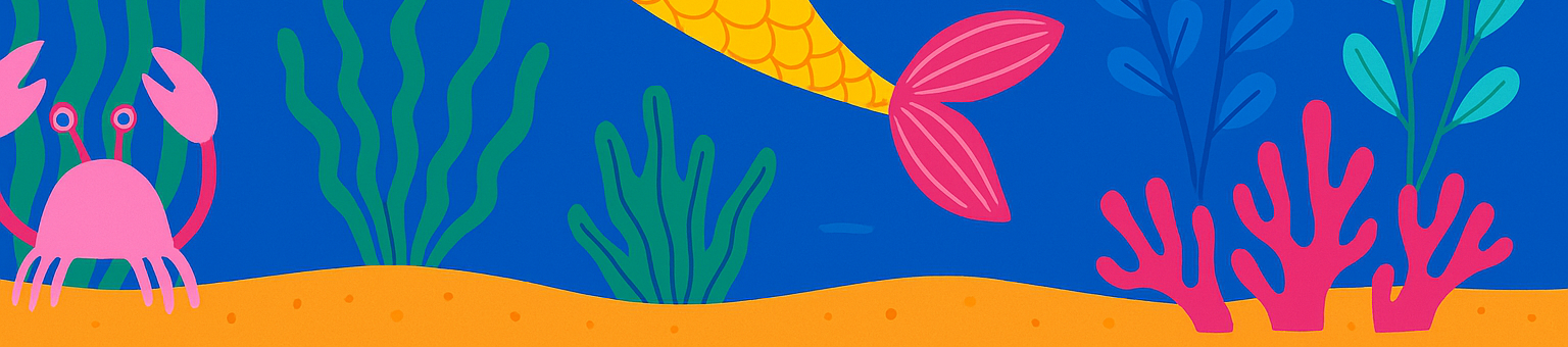 Underwater scene bottom